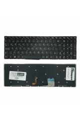 Lenovo ile Uyumlu IdeaPad Y50-70 80DT Notebook Klavye Işıklı Siyah TR