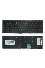 Lenovo ile Uyumlu IdeaPad Y7070, Y70-70, Y7080, Y70-80 Notebook Klavye Işıklı Siyah TR