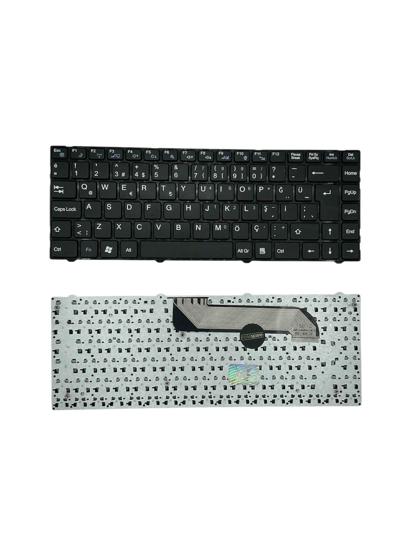 Casper ile Uyumlu Nirvana NB 14, NB14 Notebook Klavye Siyah TR