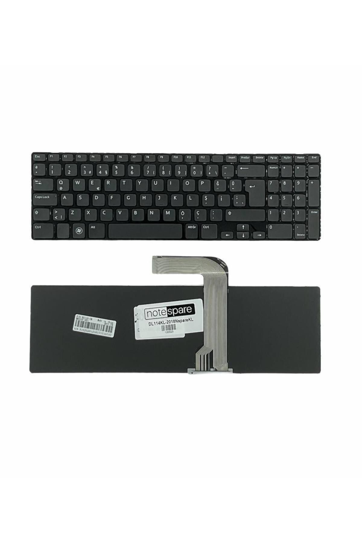 Dell ile Uyumlu Inspiron 15R N5110, M5110, N5110 Notebook Klavye Siyah TR