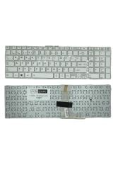 Toshiba ile Uyumlu Satellite C50D-A-L3S, C70D-A-K7K, C70D-A-L1S Notebook Klavye Beyaz TR