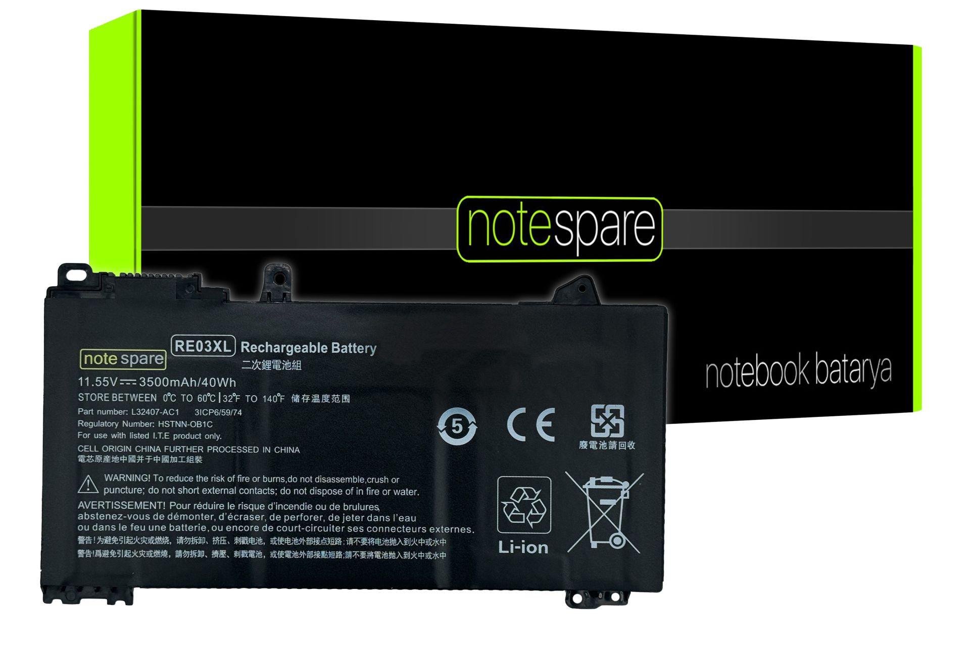 Hp ile Uyumlu ProBook 450 G7 (1B7S2ES), 450 G7 (1Q2X5ES) Notebook Batarya Pil