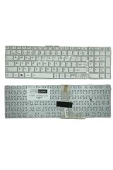 Toshiba ile Uyumlu Satellite C70-B-212, C70D-A-10H, C70D-A-10U Notebook Klavye Beyaz TR