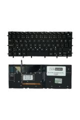 Dell ile Uyumlu Inspiron 13-7347, 13-7348, 13-7352, 13-7353 Notebook Klavye Işıklı Siyah TR