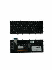 Dell ile Uyumlu XPS 9350, XPS 9360, XPS 9550, XPS 9560 Notebook Klavye Işıklı Siyah TR