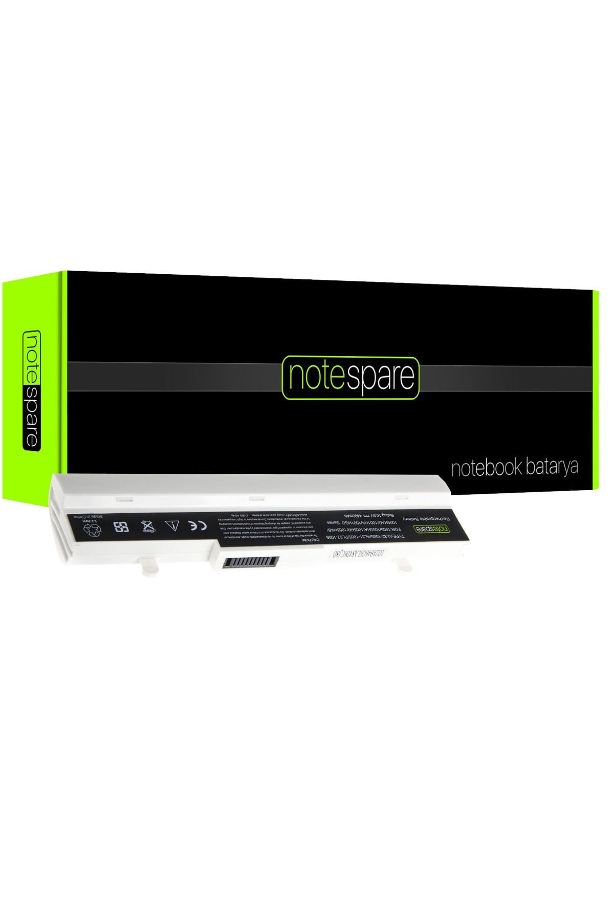 Asus ile Uyumlu Eee PC 1015PXD, 1015TX, 1016PE, 1016PEB, 1016PED Notebook Batarya Pil Beyaz