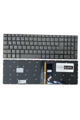 Lenovo ile Uyumlu IdeaPad 330s-15IKB 81F501B4TX Klavye Işıklı Füme TR Power Tuşsuz Versiyon
