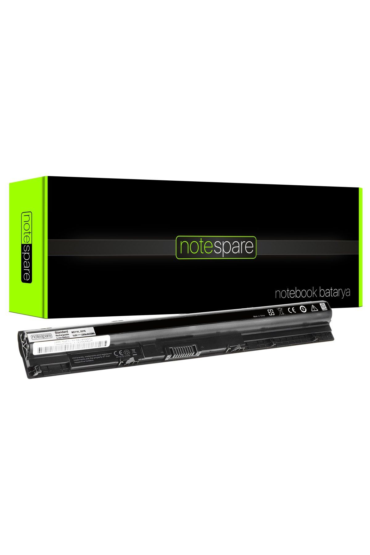 Dell ile Uyumlu P63G, P63G001, P63G002, P64G005, P64G006 Notebook Batarya Pil