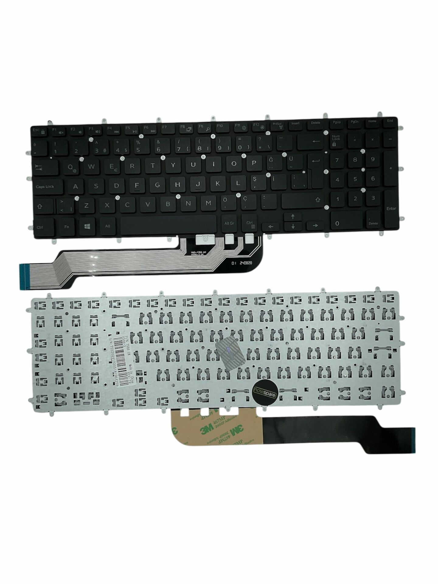 Dell ile Uyumlu Vostro 15-5568, 5568, 5568-Fhdg50F82N Notebook Klavye Siyah TR