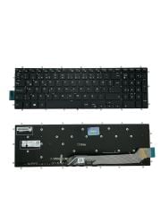 Dell ile Uyumlu Inspiron 15 3000 3583, 15 3000 3585, 15 3000 3590 Işıklı Klavye Siyah TR
