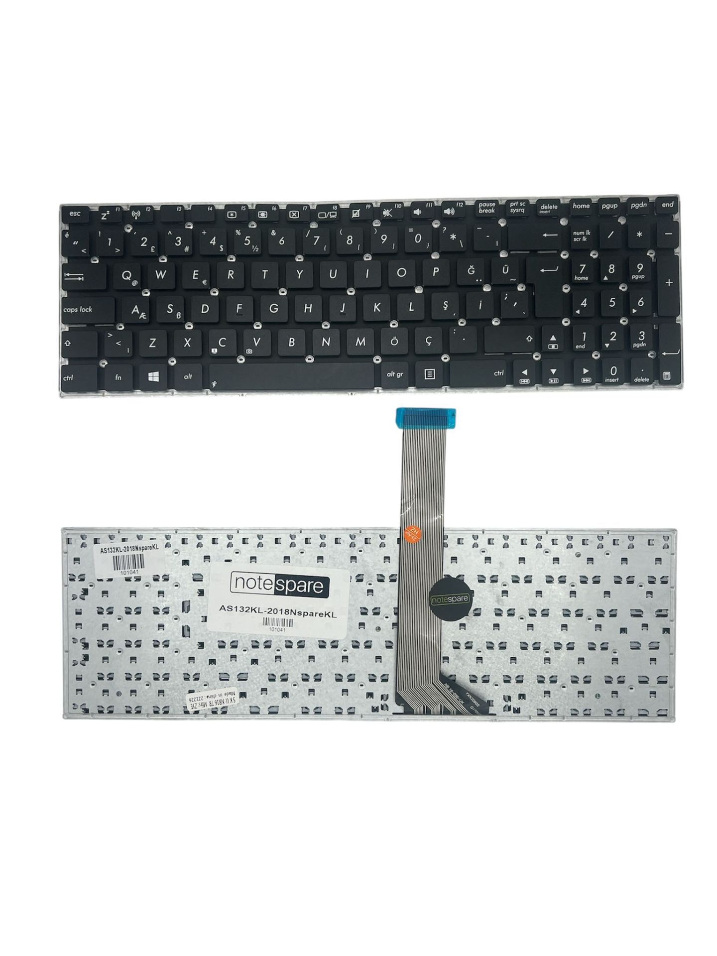 Asus ile Uyumlu 0KN0-N31TU22, 0KNB0-6105TU00 Notebook Klavye Siyah TR
