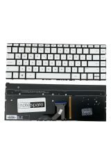 Hp ile Uyumlu Envy 13-ad002nt 2CR39EA, 13-ad003nt 2CR40EA Notebook Klavye Işıklı Gümüş Gri TR