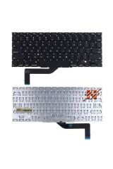 Macbook ile Uyumlu Pro 15'' Late 2013 A1398 Notebook Klavye Siyah TR Küçük Enter Versiyon