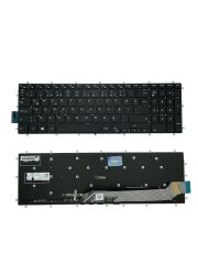 Dell ile Uyumlu Inspiron G3 15-6B75D128F81C, G3 15-6B75D512F16C Işıklı Klavye Siyah TR