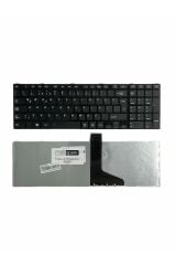 Toshiba ile Uyumlu Satellite C850-B735, C850-B856, C850-B917 Klavye Çerçeveli Siyah TR
