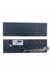 Dell ile Uyumlu Inspiron P32E 5767, P35E 3779, P35E 5770, P35E 5775 Işıklı Klavye Siyah TR