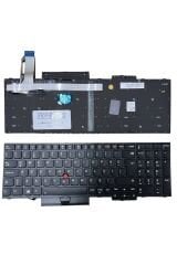 Lenovo ile Uyumlu ThinkPad 20NB006FTX, 20NB006GTX Notebook Klavye Işıklı Siyah TR Çerçeveli