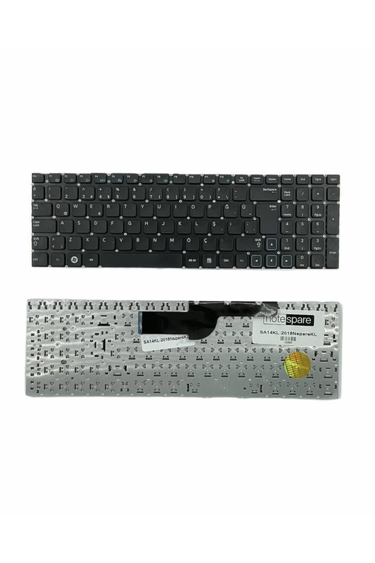 Samsung ile Uyumlu NP300E5C-S04TR, NP300E5C-S05TR, NP300E5C-S06TR Notebook Klavye Siyah TR