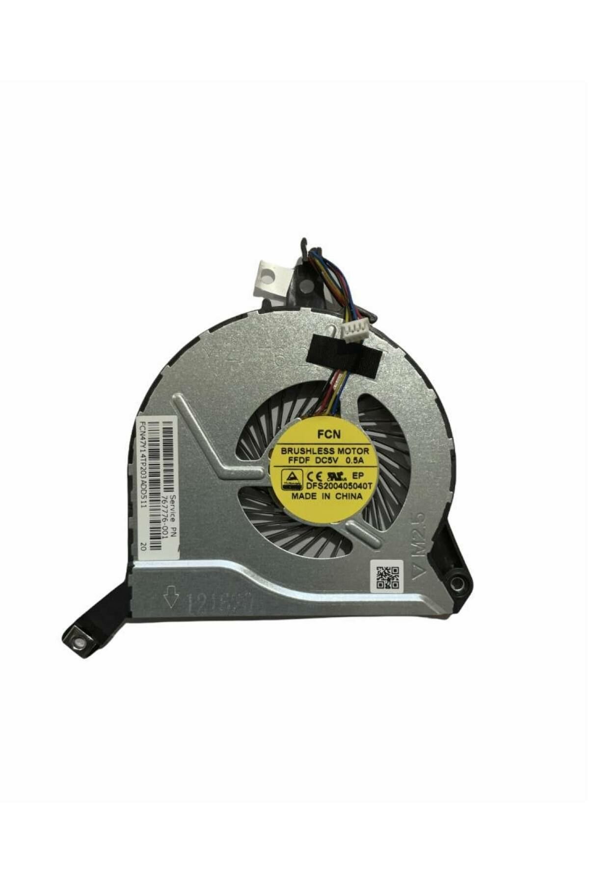 Hp ile Uyumlu Pavilion 15-p207nt (L0D82EA), 15-p208nt (L0D85EA) Notebook CPU Fan, İşlemci Fanı