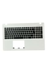 Asus ile Uyumlu 0KNB0-612TU00, 0KNB0-PE1US12, 0KNB-6111TU00 Üst Kasa Klavye Beyaz TR