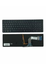 Hp ile Uyumlu Pavilion 15-P204Nt (L0D67Ea), 15-P204Nt (L0D67Ea)  Notebook Klavye Işıklı Siyah TR