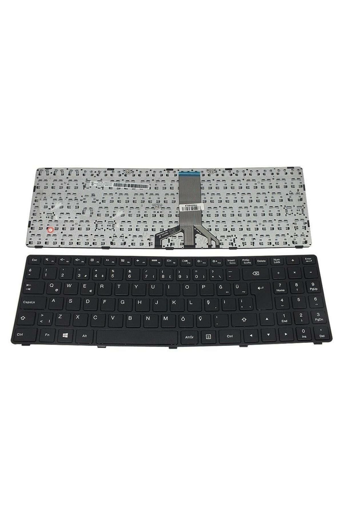 Lenovo ile Uyumlu 100-15ibd İ3, 100-15ibd İ5, 100-15ibd İ7 Notebook Klavye Siyah TR