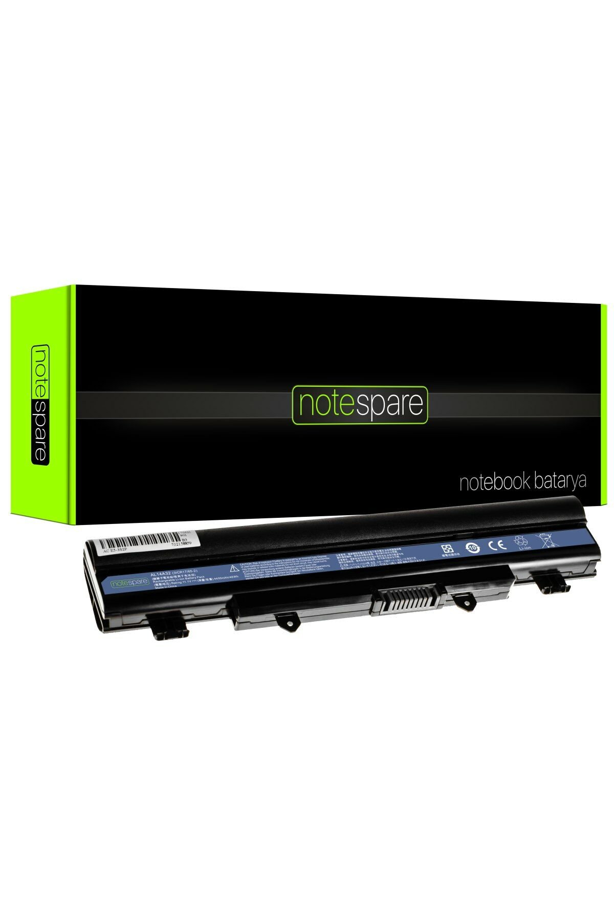 Acer ile Uyumlu E5-511, E5-511g, E5-551, E5-551g Notebook Batarya Pil