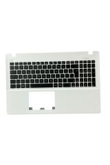 Asus ile Uyumlu X550LC-XX172H, X550LC-XX223H, X550LC-XX225D Üst Kasa Klavye Beyaz TR