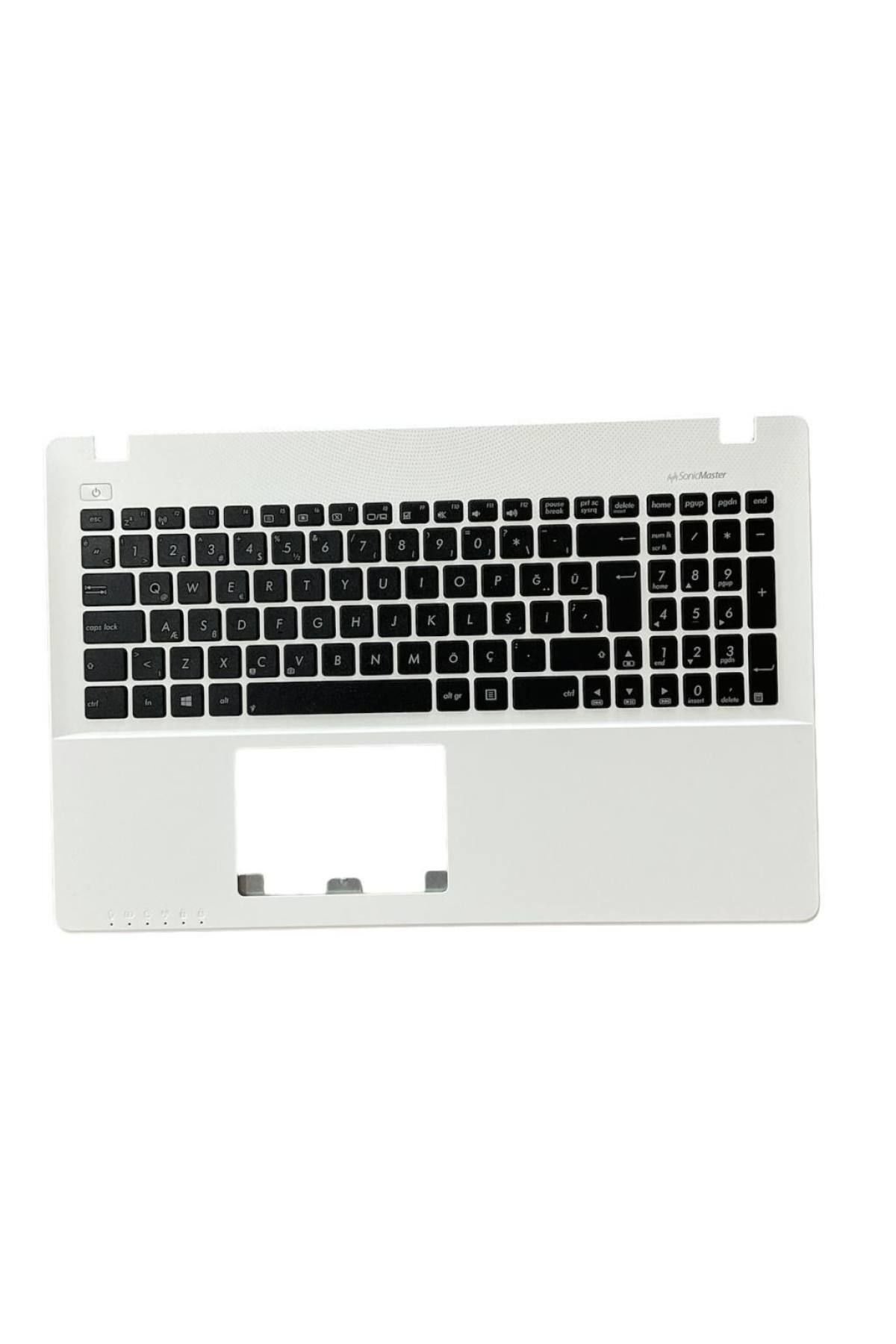 Asus ile Uyumlu X552CL-SX208H, X552EA-SX009D, X552EA-SX021D Üst Kasa Klavye Beyaz TR