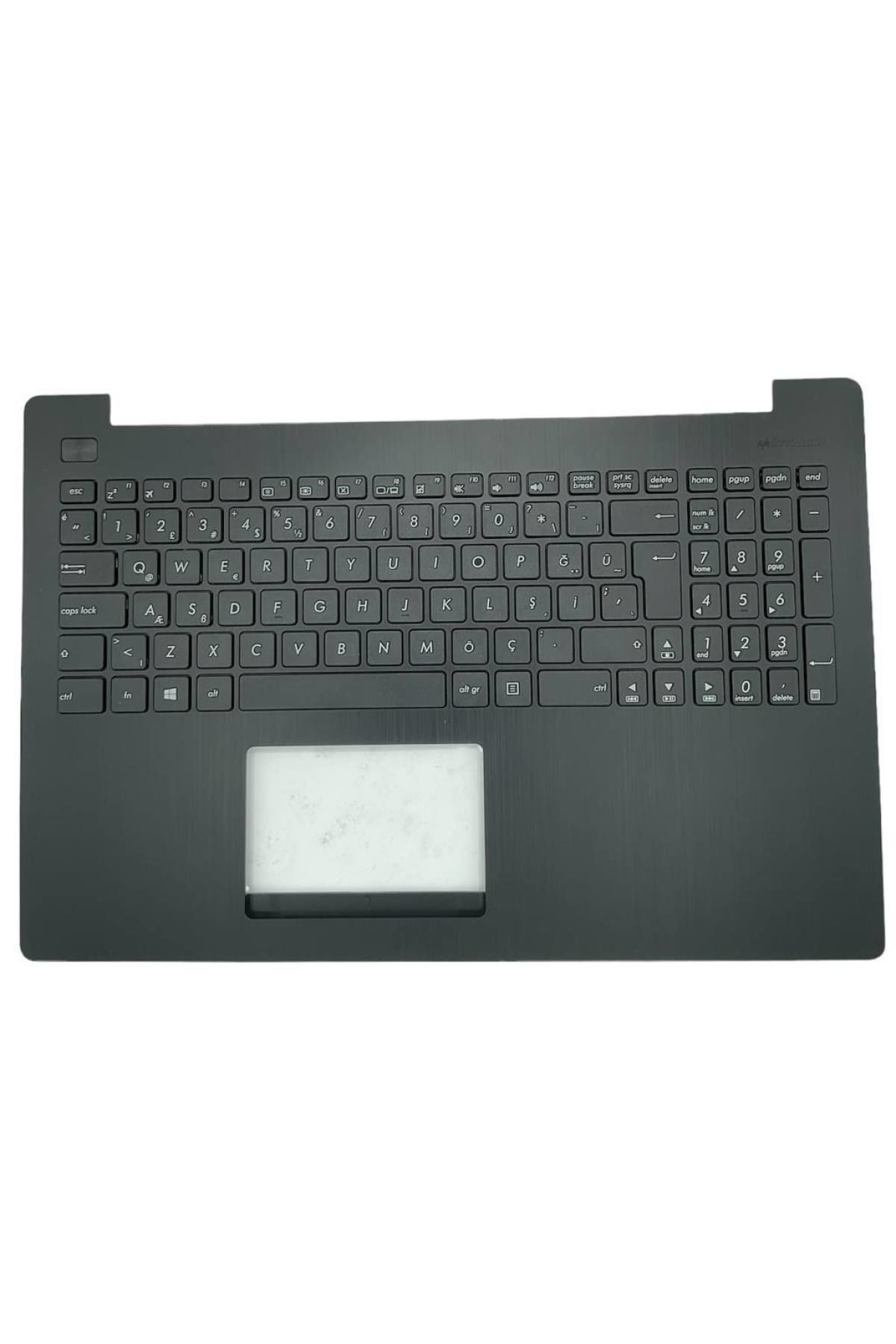 Asus ile Uyumlu 0KNB0-6122UI00, 0KNB0-612BRU00, 0KNB0-612BTU00 Üst Kasa Klavye Siyah TR