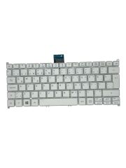 Acer ile Uyumlu NSK-R70SW 1, NSK-R71BW 1D Notebook Klavye Beyaz TR