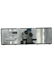 Lenovo ile Uyumlu 500-15ISK 80NT00UJTX, 500-15ISK 80NT00ULTX Işıklı Klavye Gümüş Gri TR