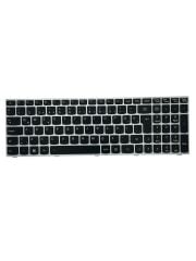 Lenovo ile Uyumlu B5030 59-433111, B5070 59-424003 Işıklı Klavye Gümüş Gri TR