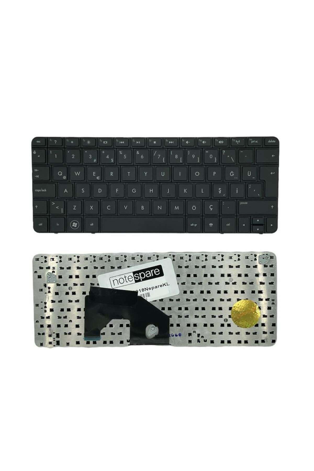 Hp ile Uyumlu Mini  210-1020eg, 210-1020sl, 210-1021EG, 210-1022eg Notebook Klavye Siyah TR