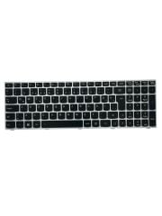 Lenovo ile Uyumlu B5180 80LM0153TX, B7080 80MR Işıklı Klavye Gümüş Gri TR