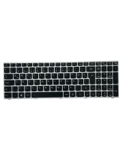 Lenovo ile Uyumlu G5030 80G000GGTX, G5030 80G000KYTX Işıklı Klavye Gümüş Gri TR