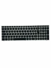 Lenovo ile Uyumlu G50-80 Type 80L0, G5080 Type 80L4 Işıklı Klavye Gümüş Gri TR
