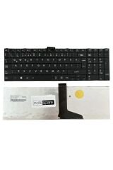 Toshiba ile Uyumlu Satellite C870-17U, C870-187, C870-18C, C870-19E Klavye Çerçevesiz Siyah TR