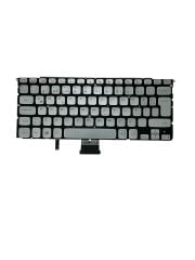 Dell ile Uyumlu P12F, P12F001, P24G, P24G001 Notebook Klavye Işıklı Gümüş Gri TR