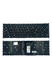 Acer ile Uyumlu A315-54K-389H NX.HEEEY.008 Işıklı Klavye Siyah TR