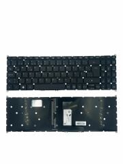 Acer ile Uyumlu Aspire 3 A315-23-R2LE NX.HVTEY.009 Işıklı Klavye Siyah TR