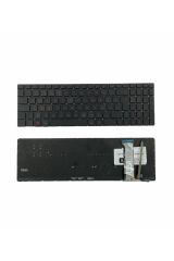 Asus ile Uyumlu 0KNB0-662BTU000, 0KNB0-662BUI00, 0KNB0-662BUS00 Notebook Klavye Işıklı Siyah TR