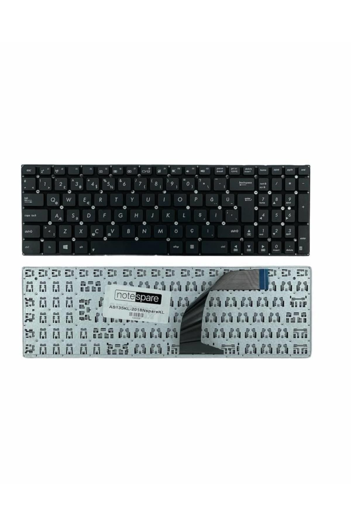 Asus ile Uyumlu X550CA-XO096H, X550CA-XO125H, X550CA-XO131D Notebook Klavye Siyah TR