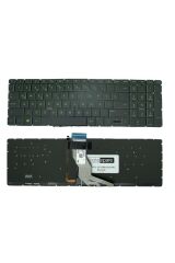 Hp ile Uyumlu 15-BS107NT (2PM33EA), 15-BS108NT (2PM34EA) Işıklı Klavye YEŞİL TR