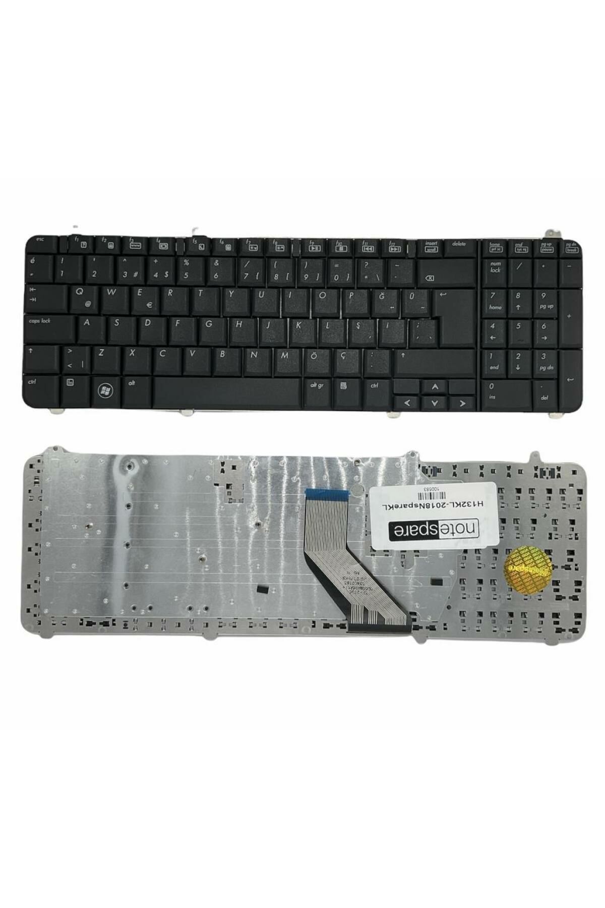 Hp ile Uyumlu UT3, UT3A, V091446 Notebook Klavye Siyah TR