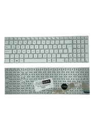 Asus ile Uyumlu VivoBook 15 X540UA-DM911A26, 15 X540UA-DM911A3 Notebook Klavye Beyaz TR
