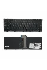Dell ile Uyumlu Latitude 14 3000, 14 3440, 14 E3440 Notebook Klavye Işıklı Siyah TR