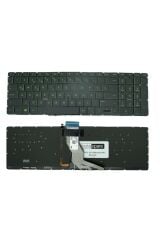 Hp ile Uyumlu 15S-EQ1039NT (2D8G3EA), 15S-EQ1040NT (2D8G1EA) Işıklı Klavye YEŞİL TR