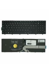 Dell ile Uyumlu 490.00H07.0L01, 490.00H07.0L0A Notebook Klavye Işıklı Siyah TR