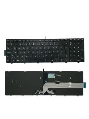 Dell ile Uyumlu Inspiron 3542 B03W45C, 3542 B21F45C, 3542 B21F81C Notebook Klavye Işıklı Siyah TR